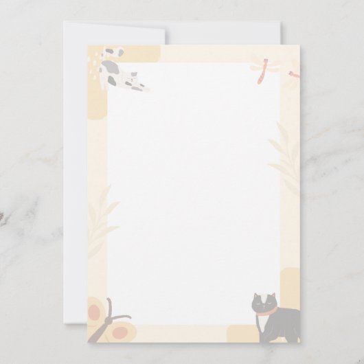 It’s a Boy Baby Shower Invitation Design 招待状 (裏面)