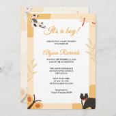 It’s a Boy Baby Shower Invitation Design 招待状 (正面/裏面)
