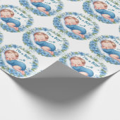 It’s a Boy Baby Shower Sticker ラッピングペーパー (角)