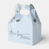 It’s A Boy Blue Floral Baby Shower  フェイバーボックス (正面サイド)