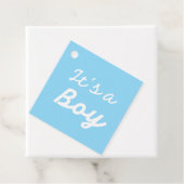 ׳It’s a Boy׳ Classic Pink Baby Shower フェイバータグ (インサイチュ)
