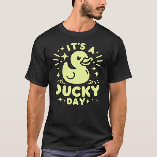 It’s a Ducky Day Rubber Duck Tシャツ (正面)