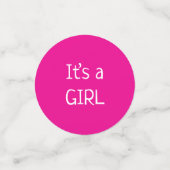 It‘s a girl コンフェッティ (スモール正面)