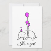 It’s a girl 招待状 (正面)