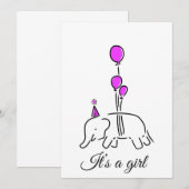 It’s a girl 招待状 (正面/裏面)