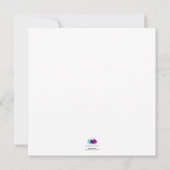 It’s a Girl: Baby Bunny in Pink Lace Stroller 案内状 (裏面)