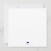 It’s a Girl Baby: Cute Bunny in Green Stroller 案内状 (裏面)