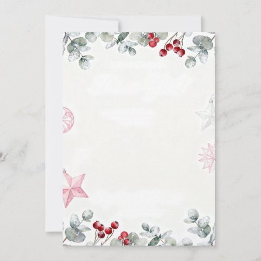 It’s a Girl Baby Shower Invitation 招待状 (裏面)