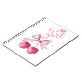 It’s a Girl Cherry ノートブック (左側)