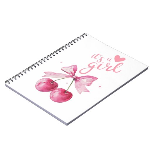 It’s a Girl Cherry ノートブック (左側)