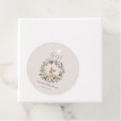 It’s a Girl Floral Deer Baby Shower Favors フェイバータグ (インサイチュ)
