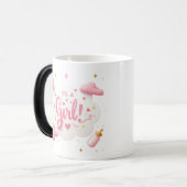 "It’s a Girl!" Magic Reveal Mug – Pastel Pink モーフィングマグカップ (正面左)