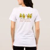 It’s a Good Day to Start Avocardio – Funny Avocado トライブレンドＴシャツ (裏面)