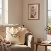 It’s a Mama Thing” Tote Bag — Cute Minimalist Gift ラージトートバッグ