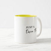 It’s a Twin Thing Modern Matching Twinning Design ツートーンマグカップ (正面右)