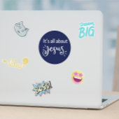 It’s All About Jesus – Christmas Sticker #01 ラウンドシール