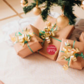 It’s All About Jesus – Christmas Sticker #02  ラウンドシール