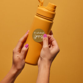 It’s All About Jesus – Christmas Sticker #03 ラウンドシール