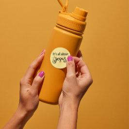 It’s All About Jesus – Christmas Sticker #04 ラウンドシール