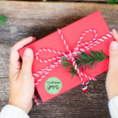 It’s All About Jesus – Christmas Sticker #05 ラウンドシール