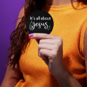 It’s All About Jesus – Christmas Sticker #06 ラウンドシール