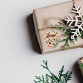 It’s All About Jesus – Christmas Sticker #10 ラウンドシール