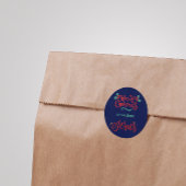 It’s All About Jesus – Christmas Sticker #12 ラウンドシール