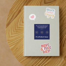 It’s All About Jesus – Christmas Sticker #13 スクエアシール