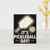 It’s Ckleball Day Dink Srt Player Court Fun Team P カード (黄色い花)