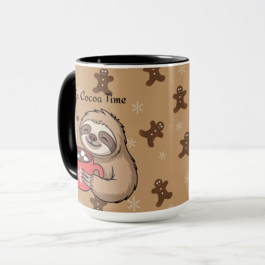 It’s Cocoa Time | Cozy Winter Quote マグカップ (正面左)