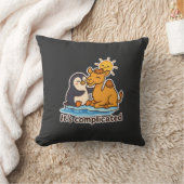 It’s Complicated Throw Pillow クッション (ブランケット)