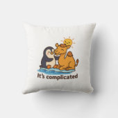 It’s Complicated Throw Pillow クッション (裏面)