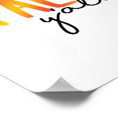 It’s Fall Y’all Aesthetic Simple ポスター (角)