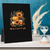 It’s Fall Y’all, Autumn, Fall Season フォトプラーク (側面)