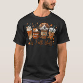It’s Fall Y’all Beagle Dog Coffee Pumpkin Spice La Tシャツ (正面)