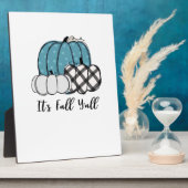 It’s Fall Y’all Cool Unique フォトプラーク (側面)