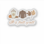 It’s Fall Y’all Creative Art シール (正面)