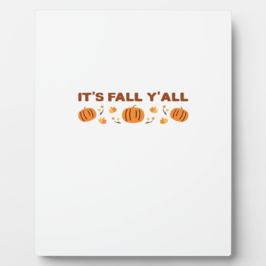 It’s Fall Y’all Creative Art フォトプラーク (正面)