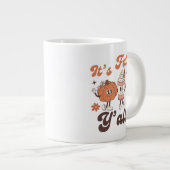 It’s Fall Y’all – Cute Kawaii Pumpkin Spice Latte ジャンボコーヒーマグカップ (正面右)