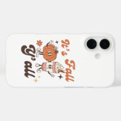 It’s Fall Y’all – Cute Kawaii Pumpkin Spice Latte Case-Mate iPhoneケース (裏面 (横))