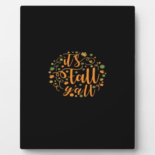 It’s Fall Y’all Essential Creative Casual フォトプラーク (正面)