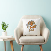 It’s Fall Y’all, Funny Pumpkins Leopard Pattern クッション (椅子)