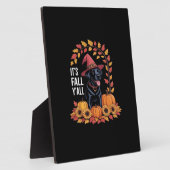 It’s Fall Y’all Halloween Autumn Funny Quote フォトプラーク (側面)