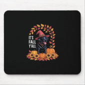 It’s Fall Y’all Halloween Autumn Funny Quote マウスパッド (正面)