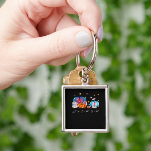 It’s Fall Y’all Magic Pumpkin Autumn Style キーホルダー (手)