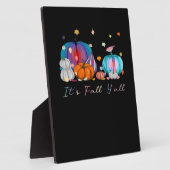 It’s Fall Y’all Magic Pumpkin Autumn Style フォトプラーク (側面)
