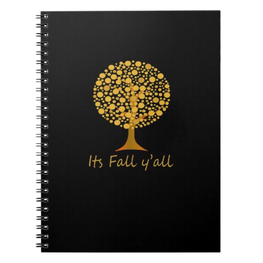 It’s Fall Y’all Minimal Clean ノートブック (正面)