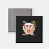 It’s Fall Y’all Pumpkin Halloween Cat Autumn マグネット (正面/裏面)