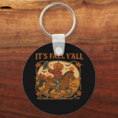 It’s Fall Y’all Pumpkin Minimal Clean Look キーホルダー (正面)
