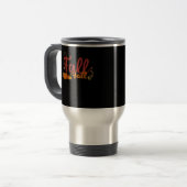 It’s Fall Y’all Pumpkins and Mushrooms Autumn トラベルマグ (正面左)